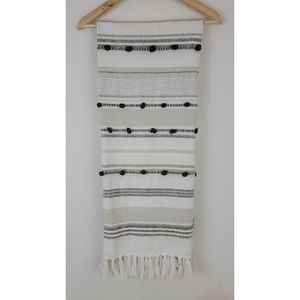 Ross 50x60 finge cotton India throw